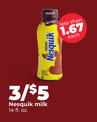Nesquik milk