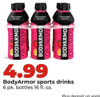 BodyArmor sports drinks