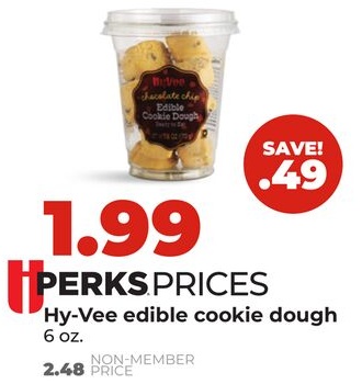 Hy-Vee edible cookie dough