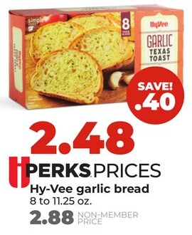Hy-Vee garlic bread