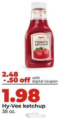 Hy-Vee ketchup