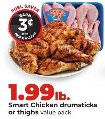 Smart Chicken drumsticks or thighs value pack
