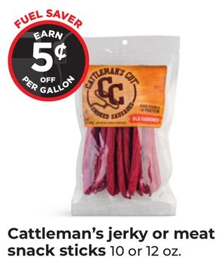 Cattleman's jerk or meat snack sticks