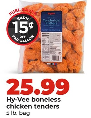 Hy-Vee boneless chicken tenders