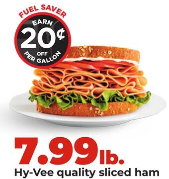 Hy-Vee quality sliced ham