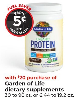 Garden of Life dietary supplements