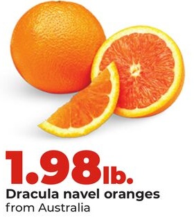 Dracula navel oranges