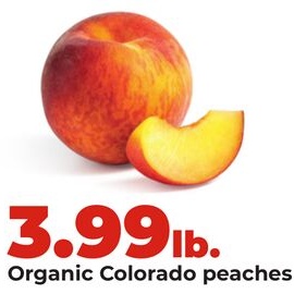 Organic Colorado peaches