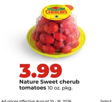 Nature Sweet cherub tomatoes