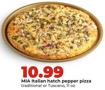 MIA Italian hatch pepper pizza