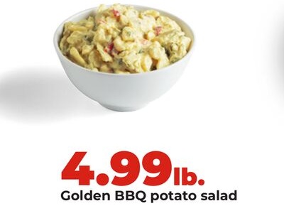 Golden BBQ potato salad