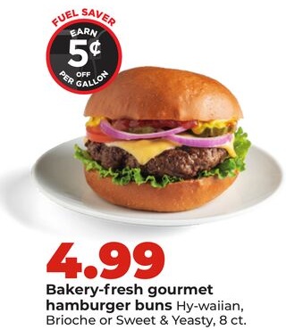 Bakery-fresh gourmet hamburger buns