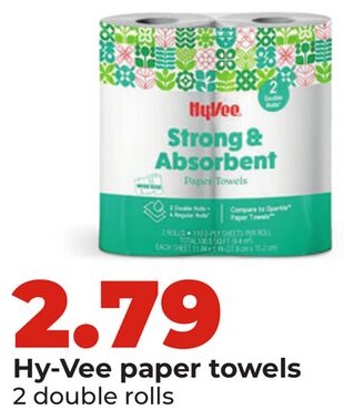 Hy-Vee paper towels