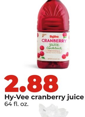 Hy-Vee cranberry juice