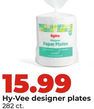 Hy-Vee designer plates