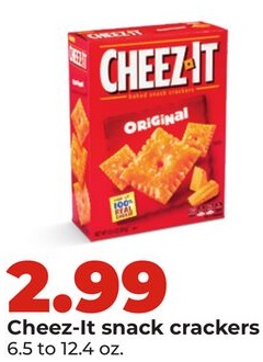 Cheez-It snack crackers