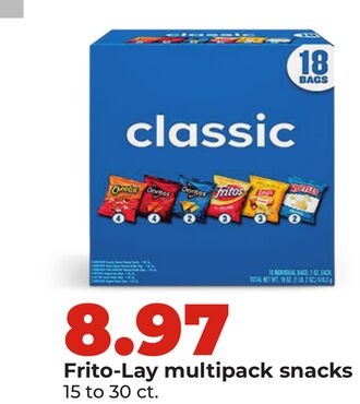 Frito-Lay multipack snacks