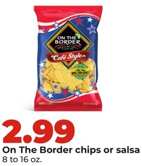On The Border chips or salsa