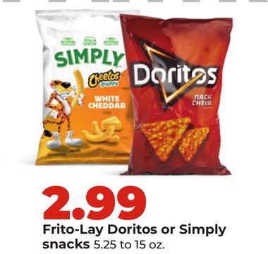 Frito-Lay Doritos or Simply snacks