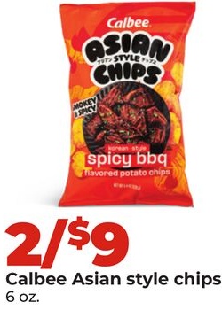 Calbee Asian style chips