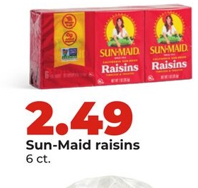 Sun-Maid raisins