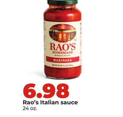 Rao's Italian sauce
