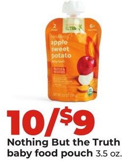 Nothing But the Truth baby food pouch