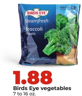 Birds Eye vegetables