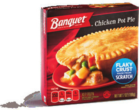Banquet fruit or meat pie