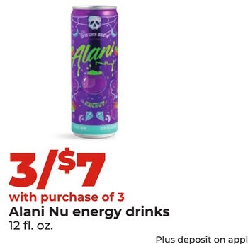 Alani Nu energy drinks