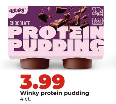 Winky protein pudding