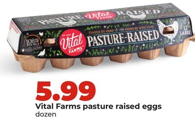 Vital Farms pasture raised eggs