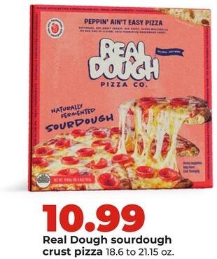 Real Dough sourdough crust pizza
