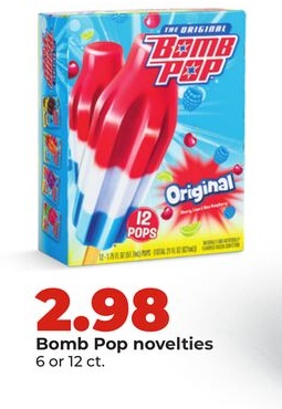 Bomb Pop novelties