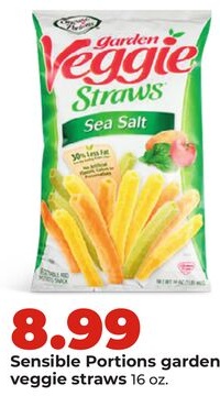Sensible Portions garden veggie straws
