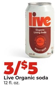 Live Organic soda