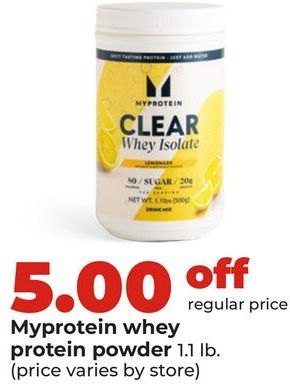Myprotein whey protein powder