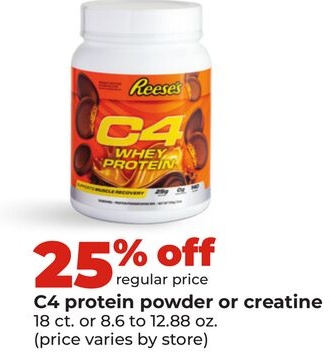 C4 protein powder or creatine