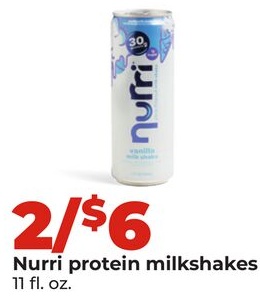Nurri protein milkshakes