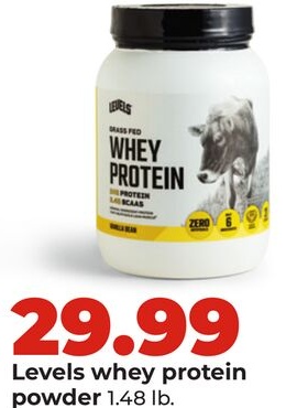 Levels whey protein powder