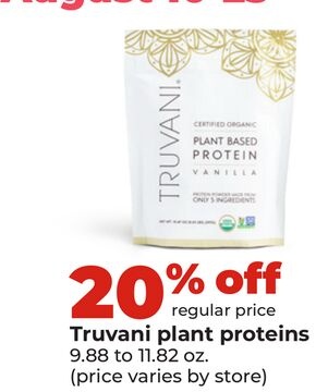 Truvani plant proteins
