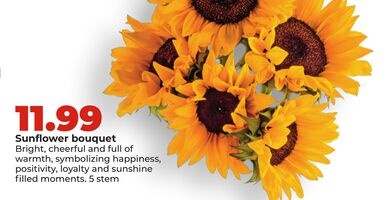 Sunflower bouquet