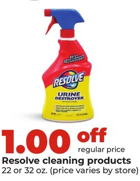 Resolve cleaning products