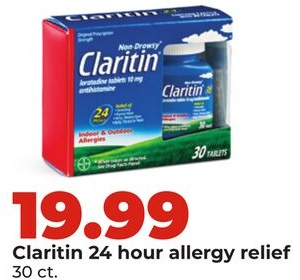 Claritin 24 hour allergy relief