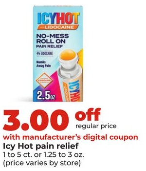 Icy Hot pain relief