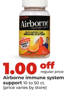 Airborne immune system support
