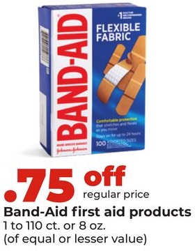 Band-Aid first aid products