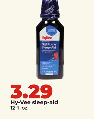 Hy-Vee sleep-aid