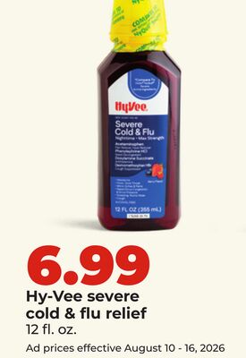 Hy-Vee severe cold & flu relief