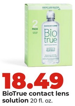 BioTrue contact lens solution